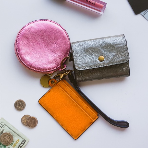 Fossil Women's Rio Leather 3-in-1 Pouch Card Case Wristlet Wallet for Women - Picture 2 of 8